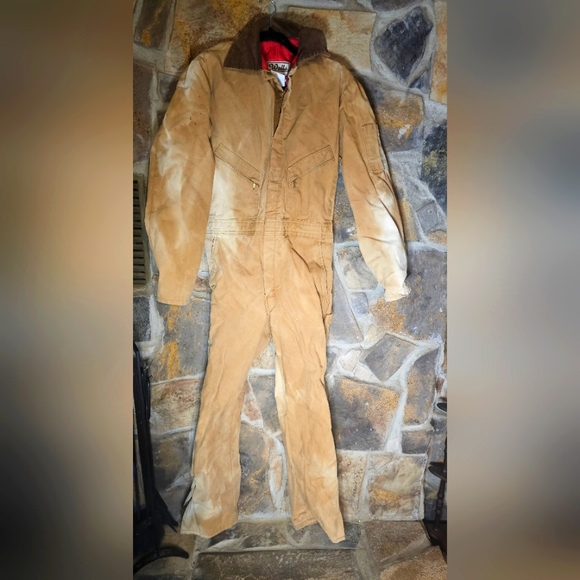 Walls blizzard pruf tan vintage winter zip up jumper - Picture 1 of 4